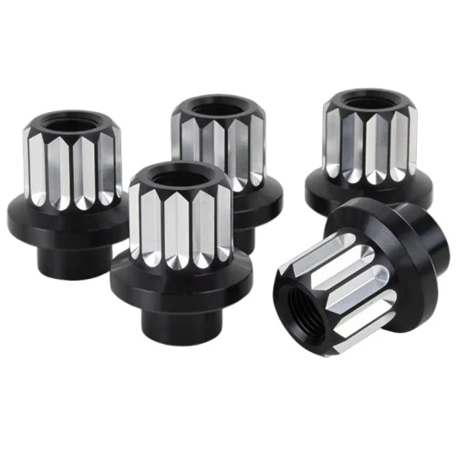 Cylindrical machined components with repeated slots and cut-outs